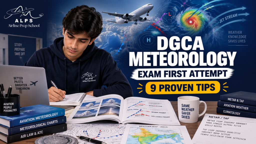 DGCA Meteorology Exam First Attempt – 9 proven tips for aspiring pilots